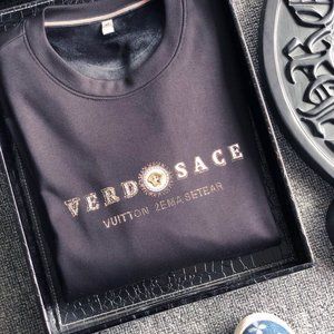 Versace Mink velveteen crewneck hoodie